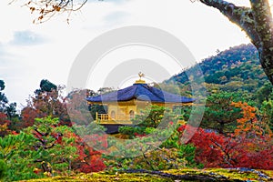 Kinkaku-ji Temple of the Golden Pavilion is aÂ zenÂ buddhist templeÂ and one of the most popular buildings inÂ Kyoto , Japan
